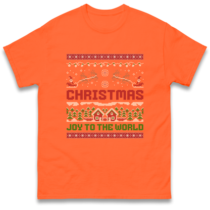 Christmas Joy to the World Christmas T Shirt