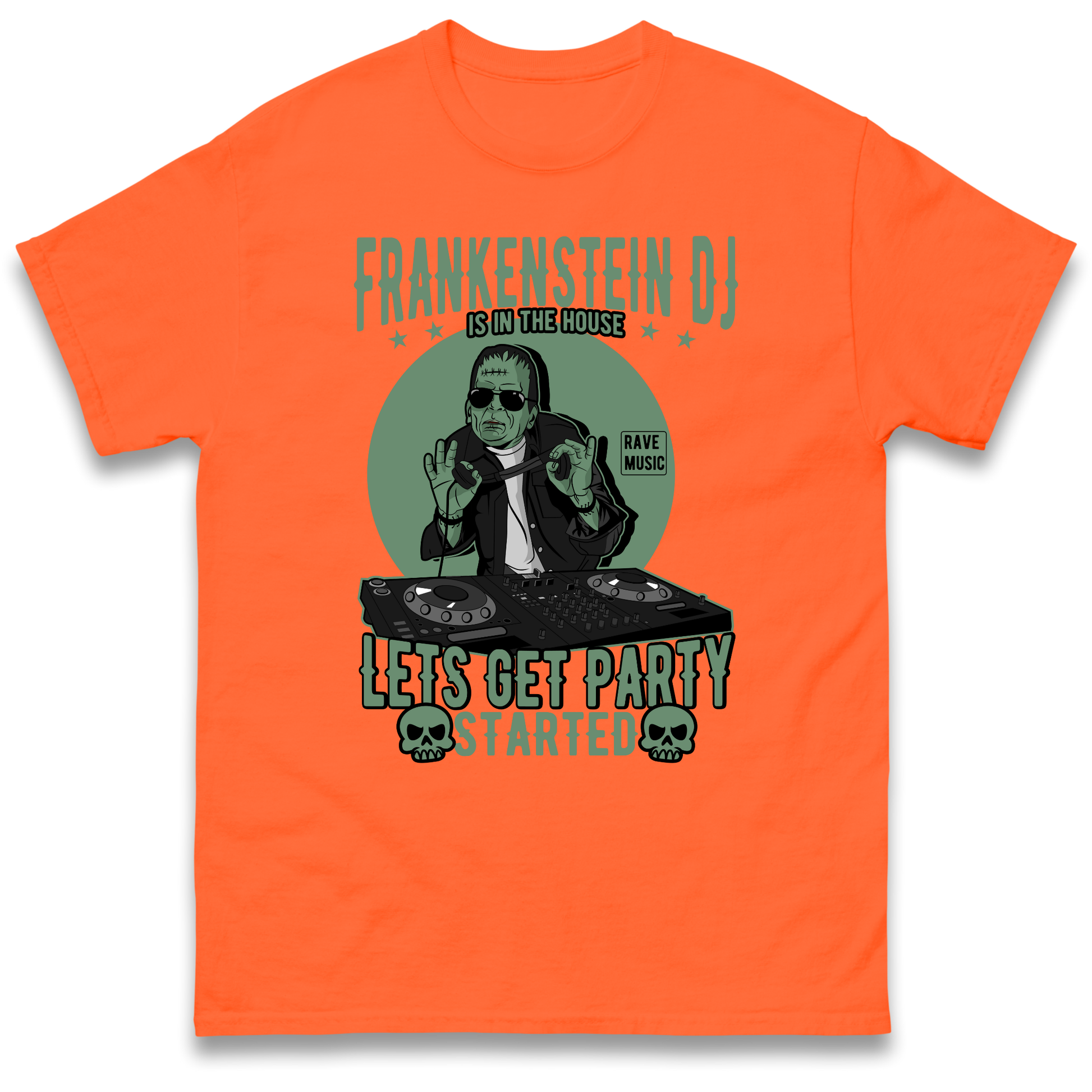 Frankenstein DJ T Shirt