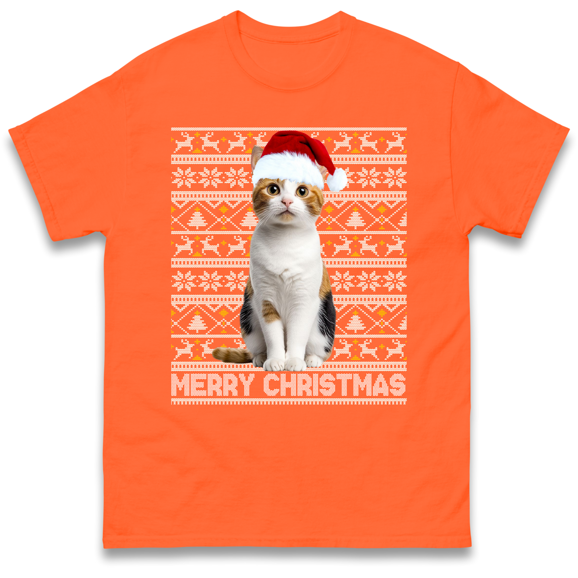 Merry Christmas Cat T Shirt