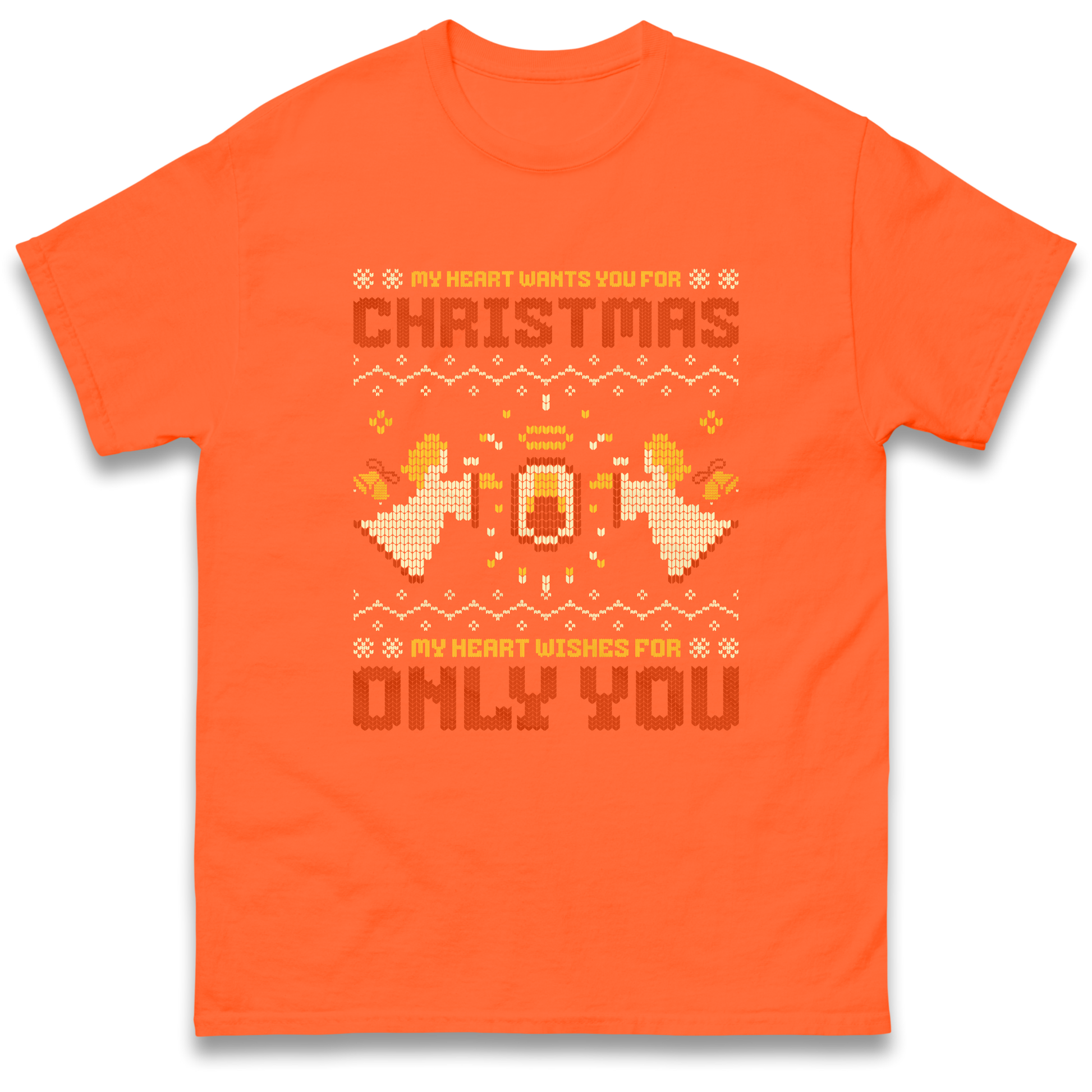 My Heart Wants You For Christmas Only You Christmas T Shirt