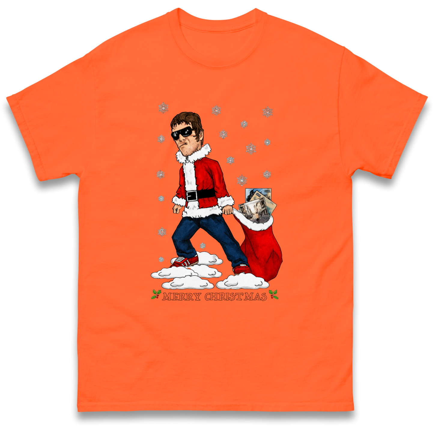 Liam Gallagher Christmas Santa T Shirt