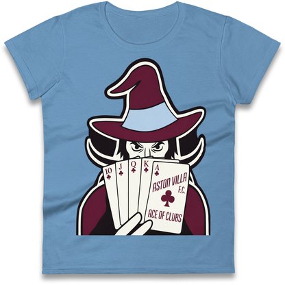 Aston Villa Ace of Clubs Banner Ladies T Shirt