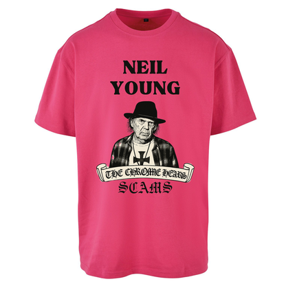 Neil Young and the Chrome Hearts Oversized T Shirt