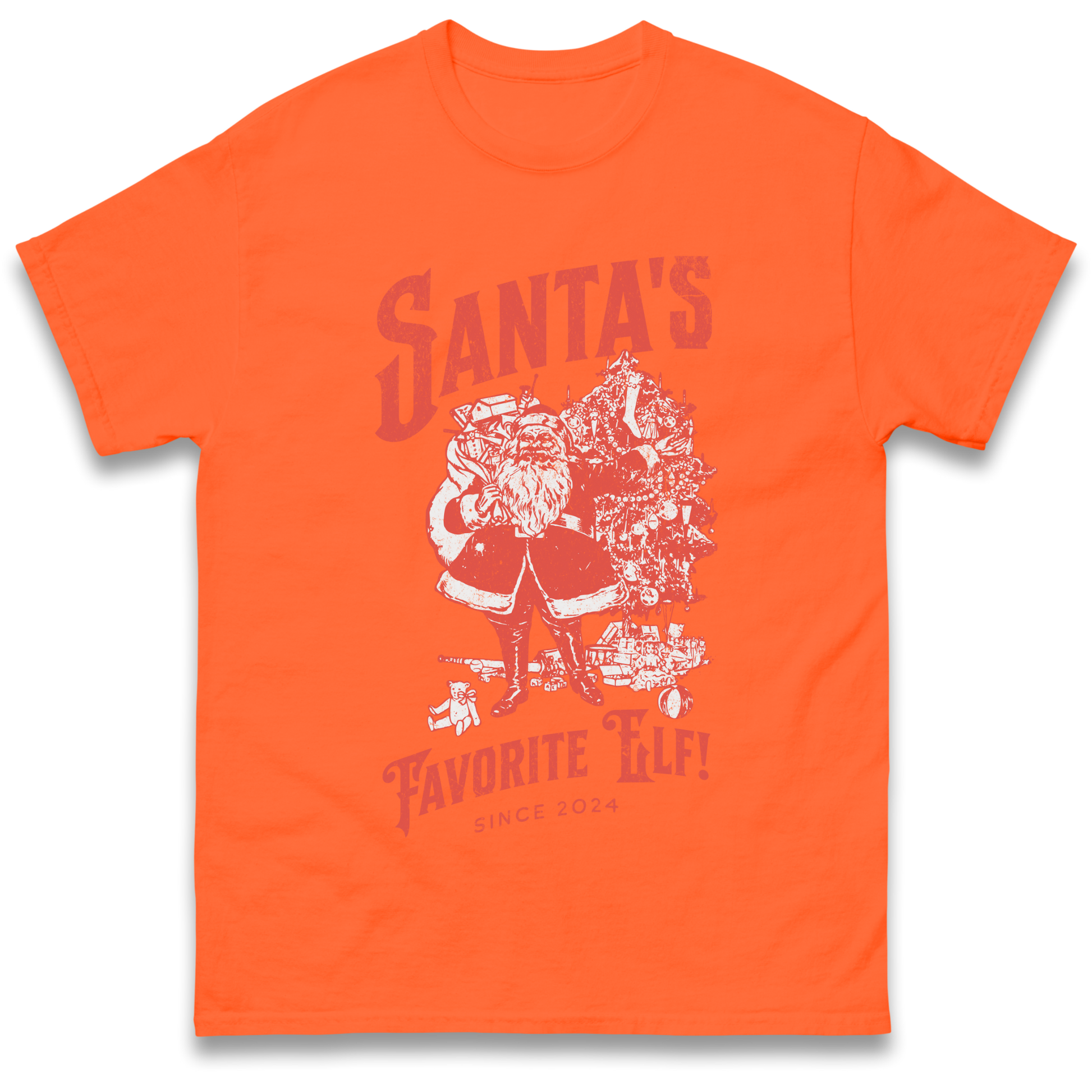 Santas Favourite Elf Christmas T Shirt
