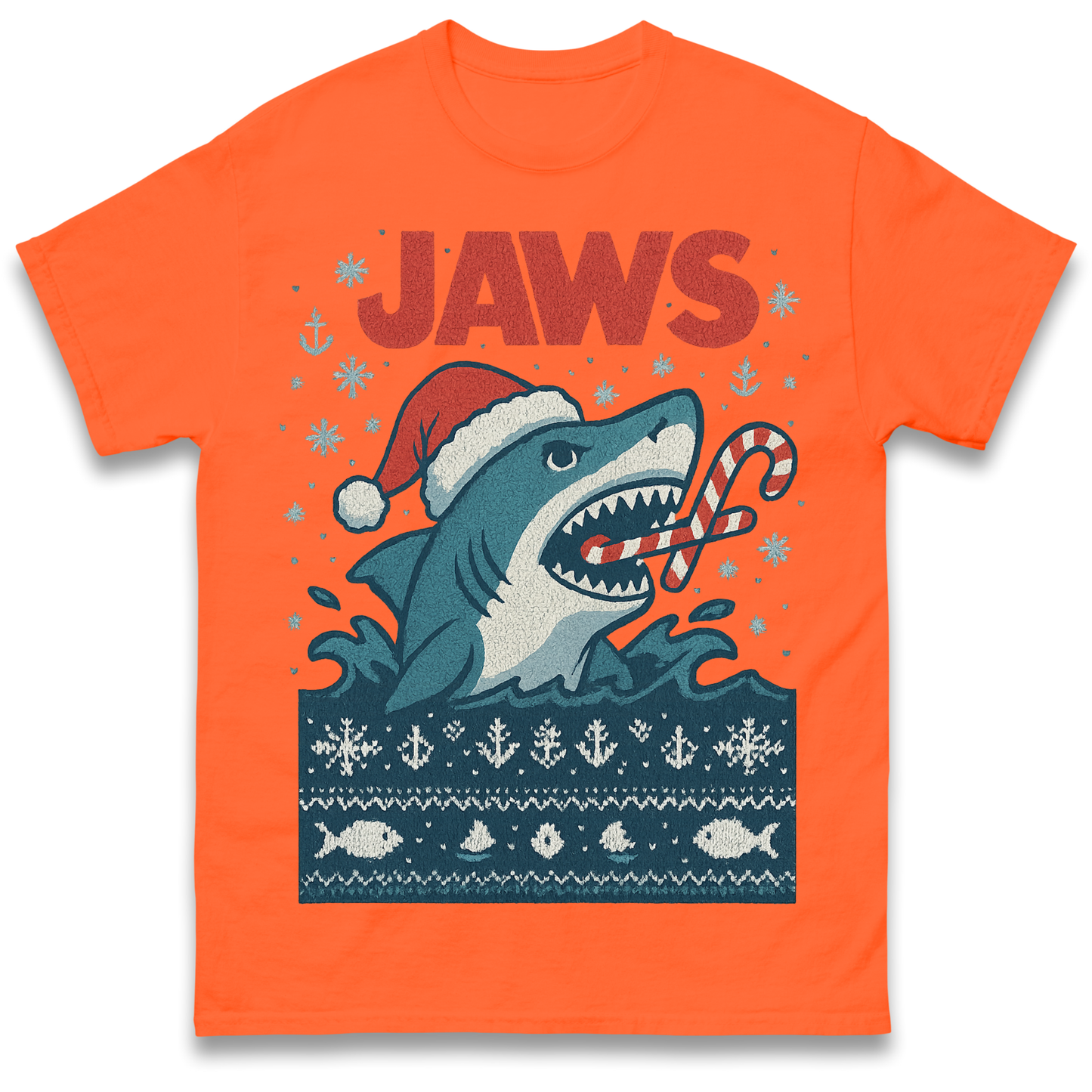Jaws Christmas T Shirt