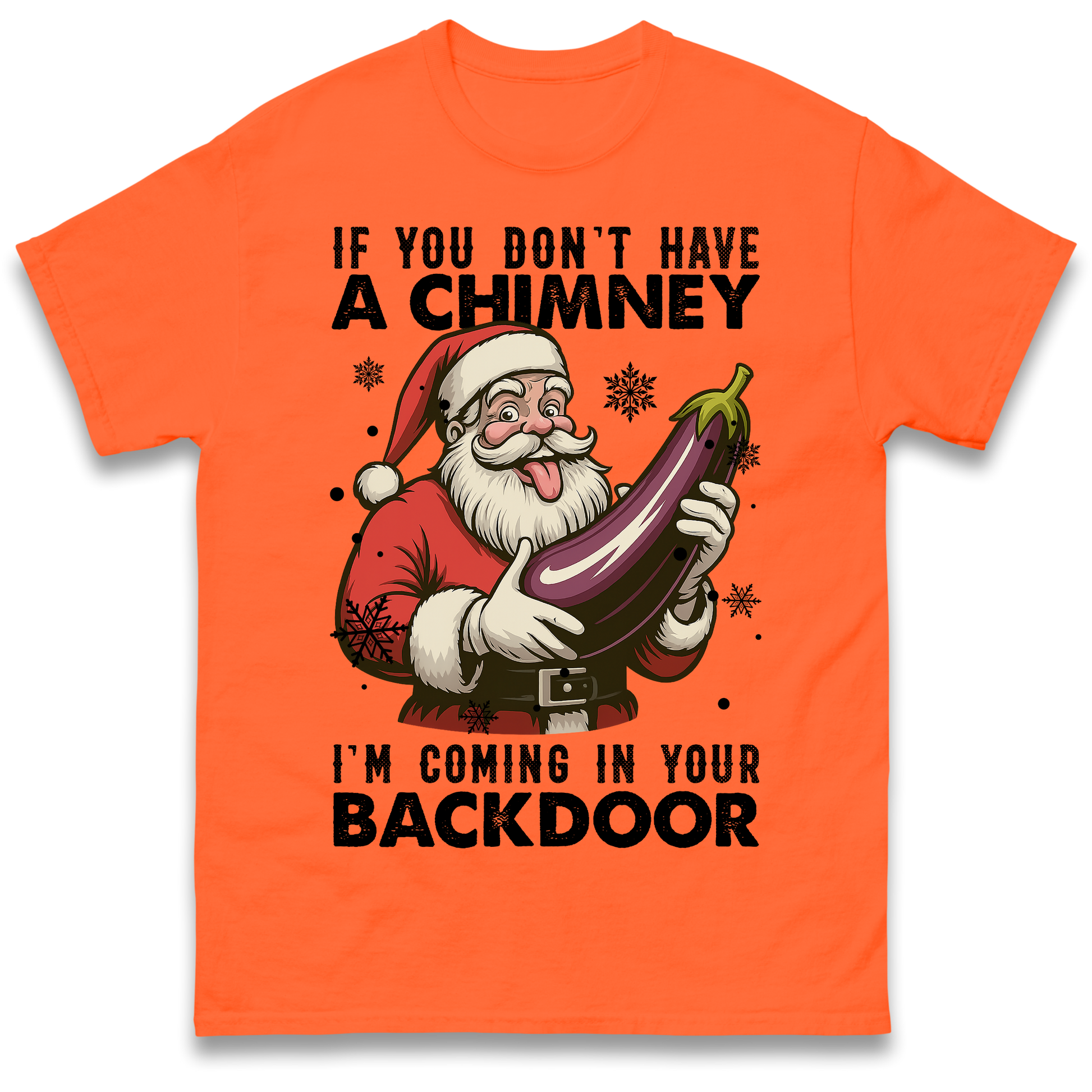 Santa Back Door T-Shirt