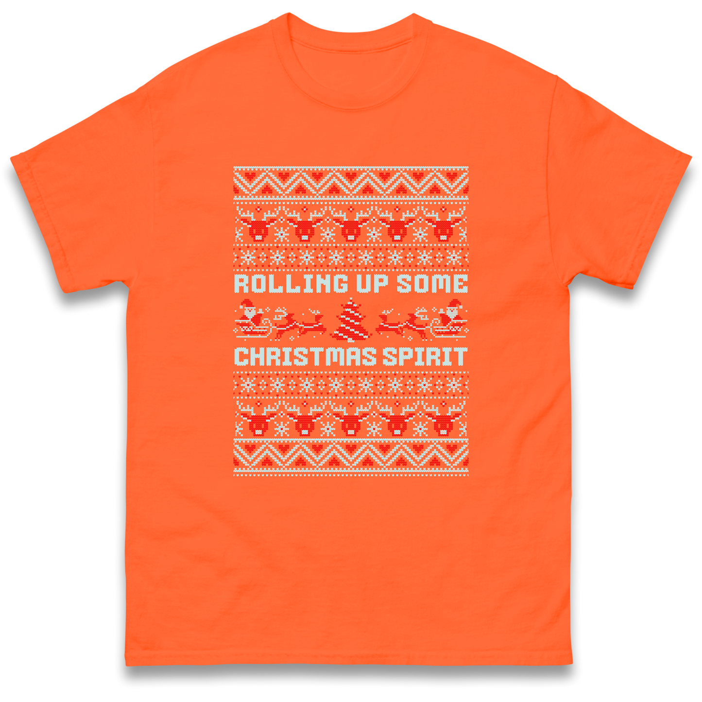 Rolling up Some Christmas Spirit T Shirt