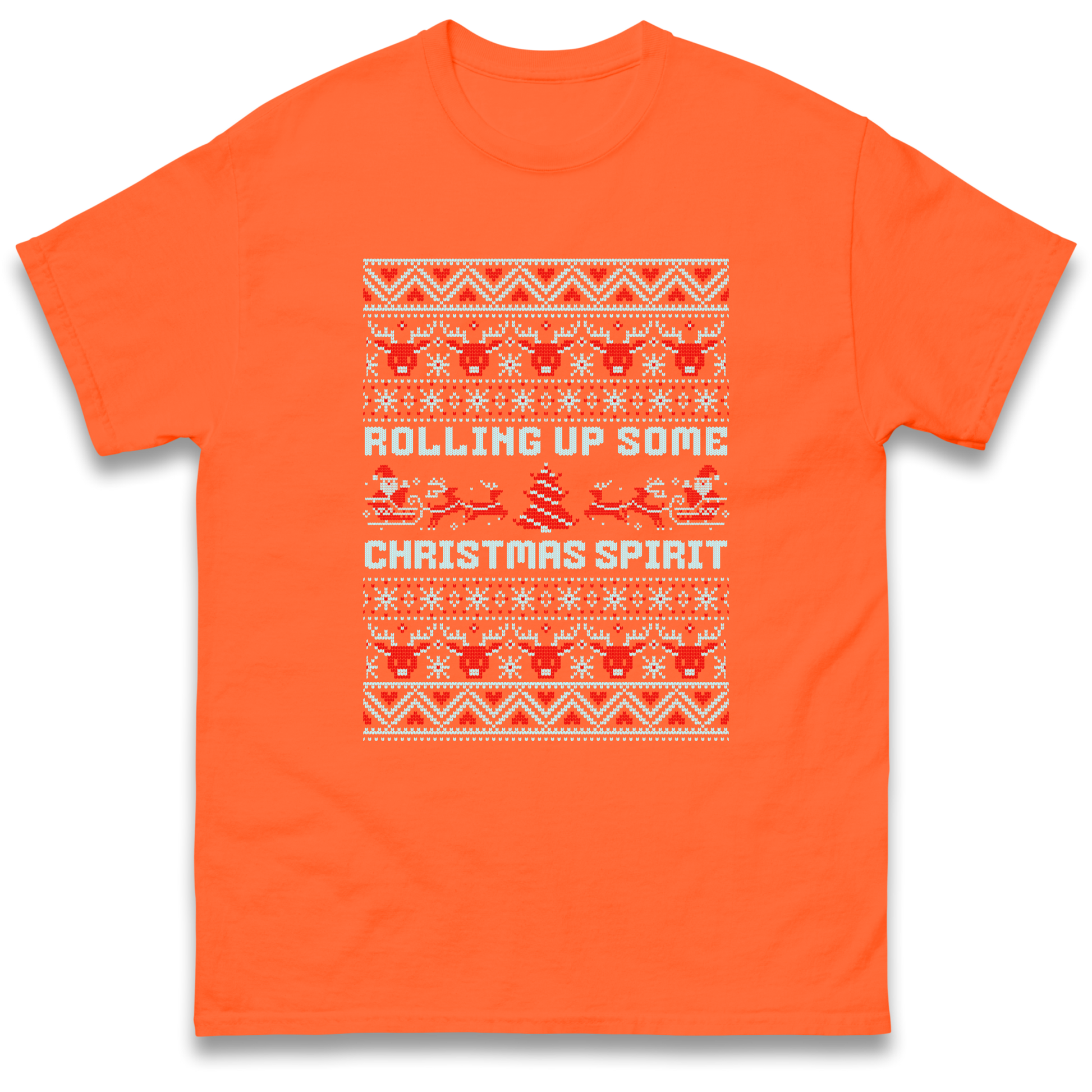 Rolling up Some Christmas Spirit T Shirt