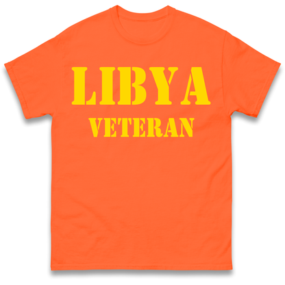 Libya Veteran T Shirt