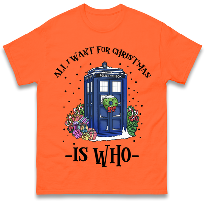 Dr Who Christmas T-Shirt