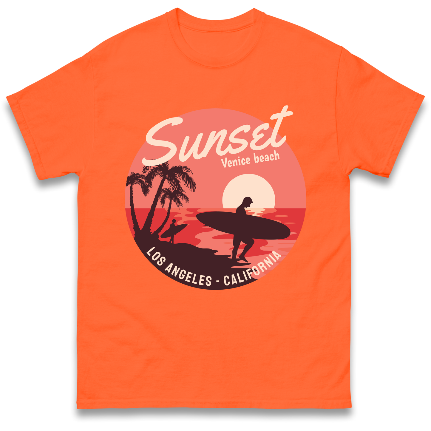Sunset Venice Beach T Shirt