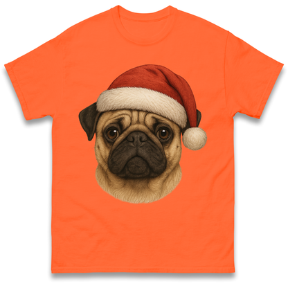 Pug Face Christmas T Shirt