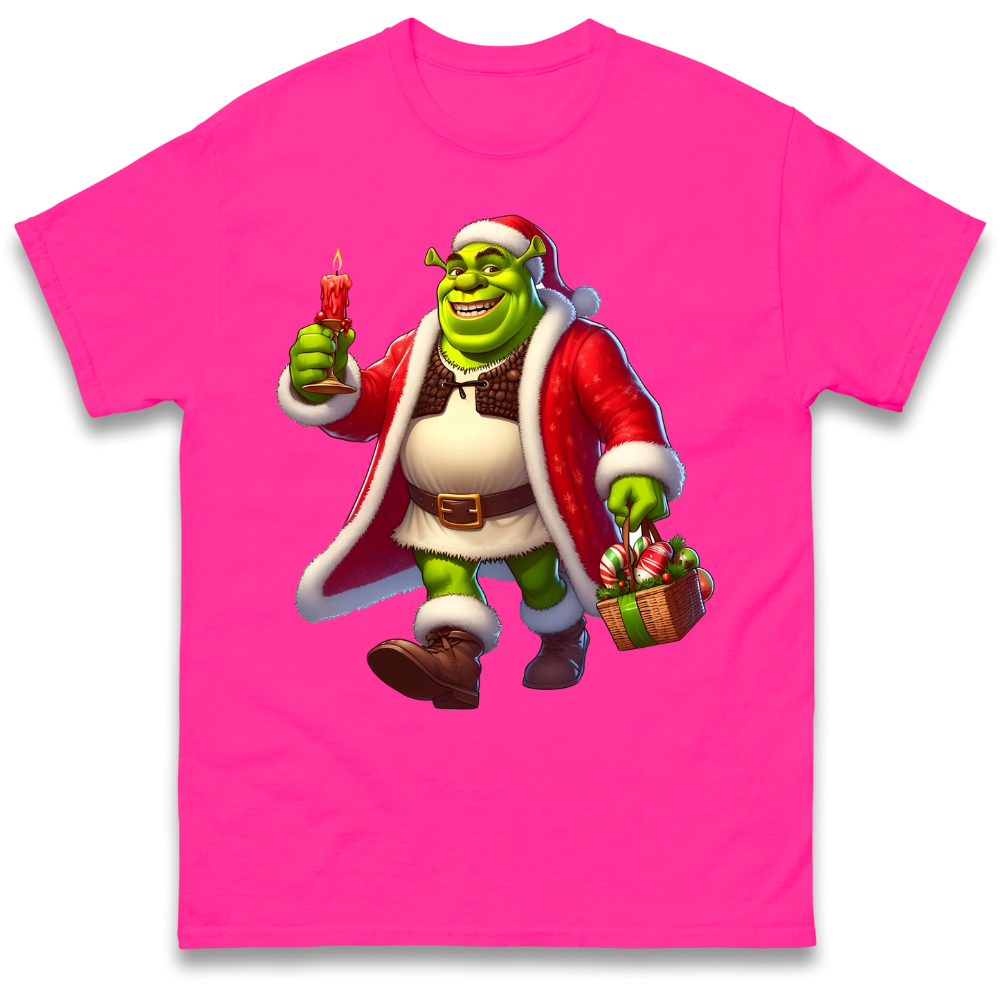 Shrek Santa Candle T Shirt