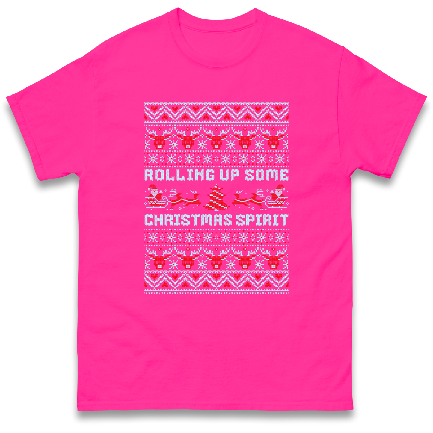 Rolling up Some Christmas Spirit T Shirt