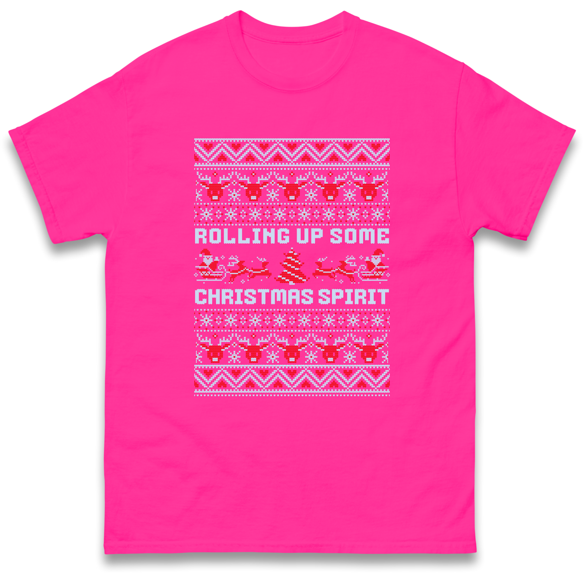 Rolling up Some Christmas Spirit T Shirt