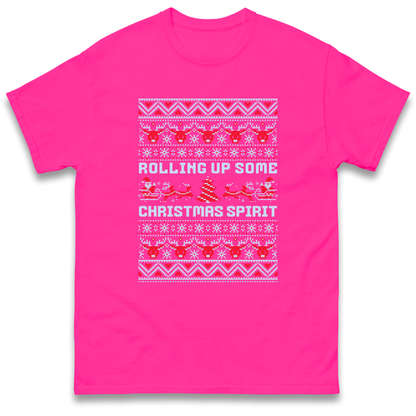 Rolling up Some Christmas Spirit T Shirt