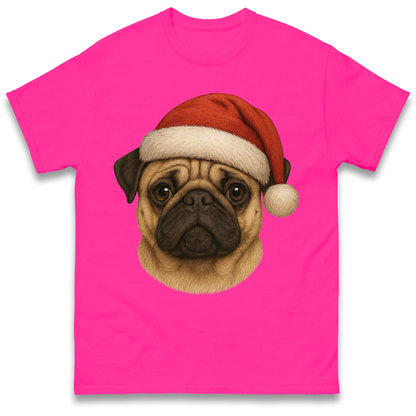 Pug Face Christmas T Shirt