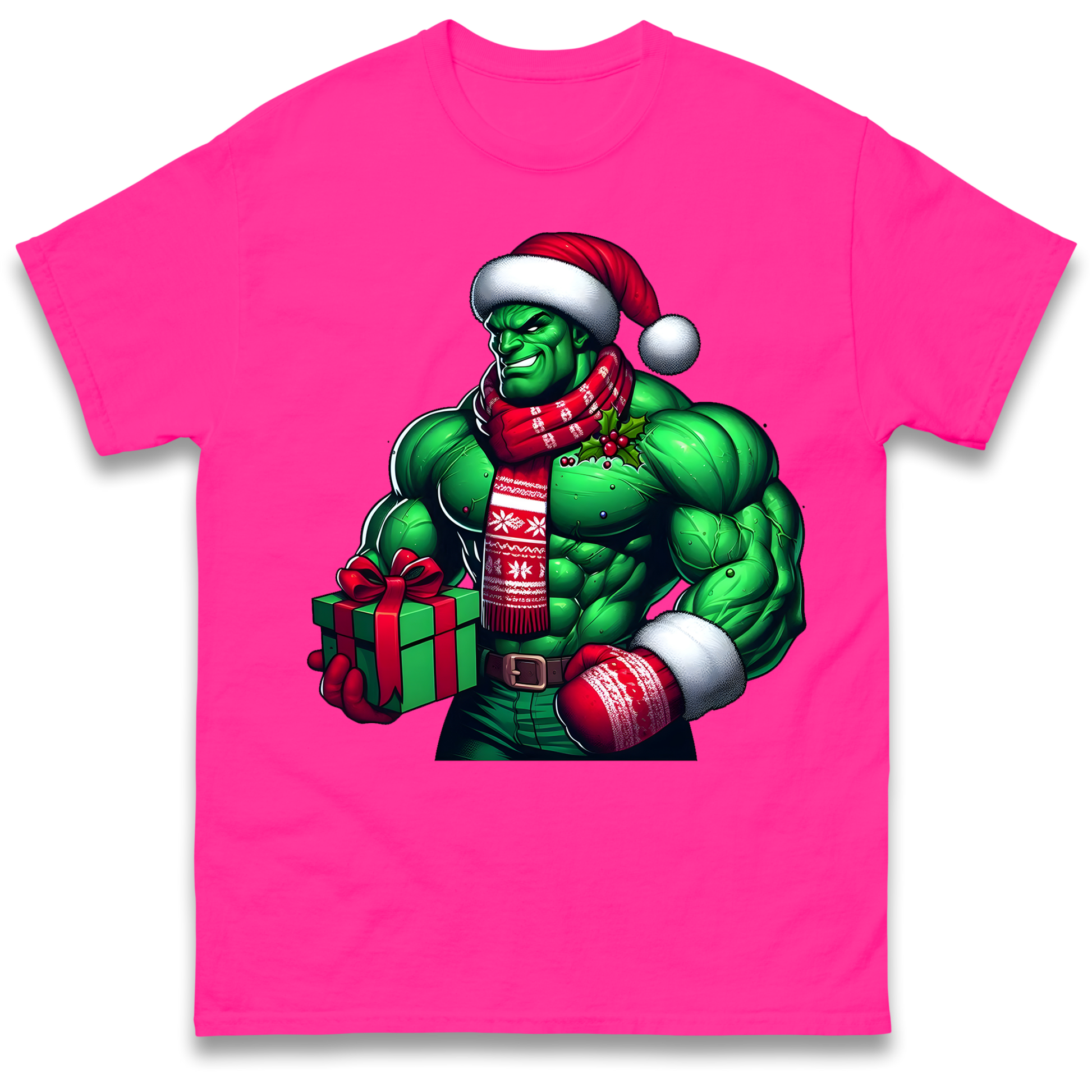 The Hulk Santa T Shirt