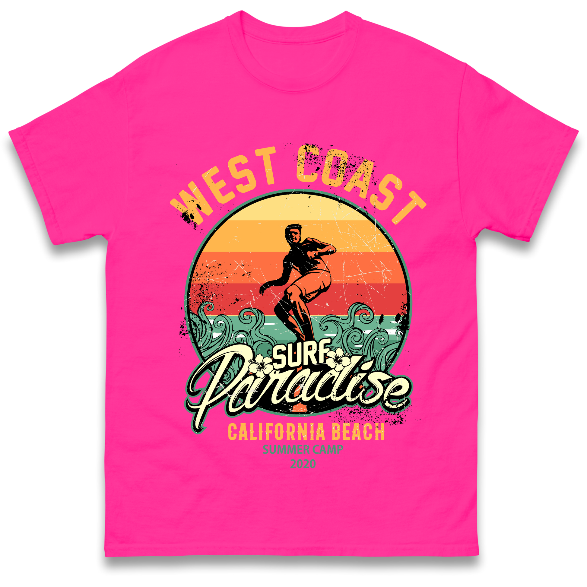 West Coast Surf Paradise T Shirt