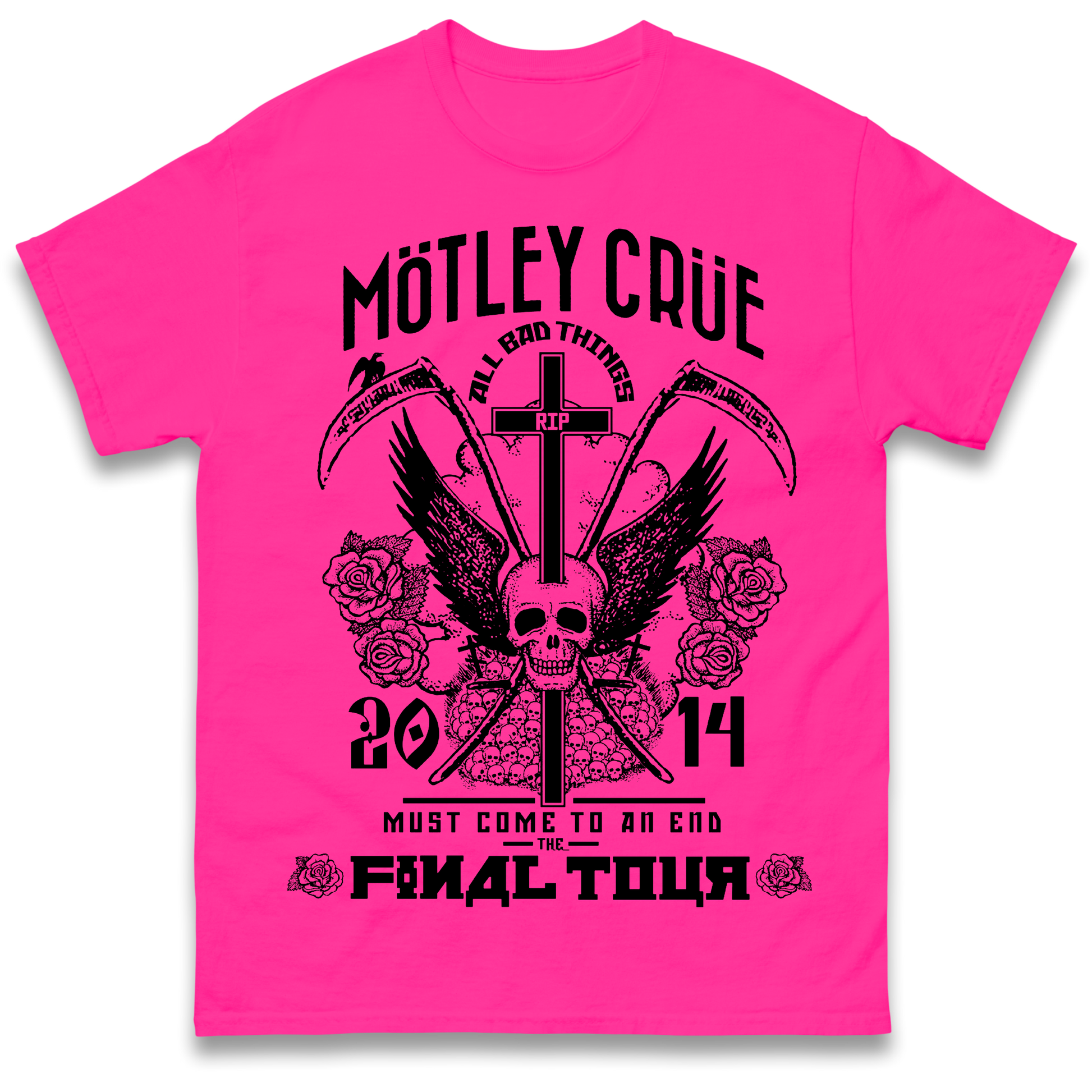 Motley Crue All Bad Things T Shirt