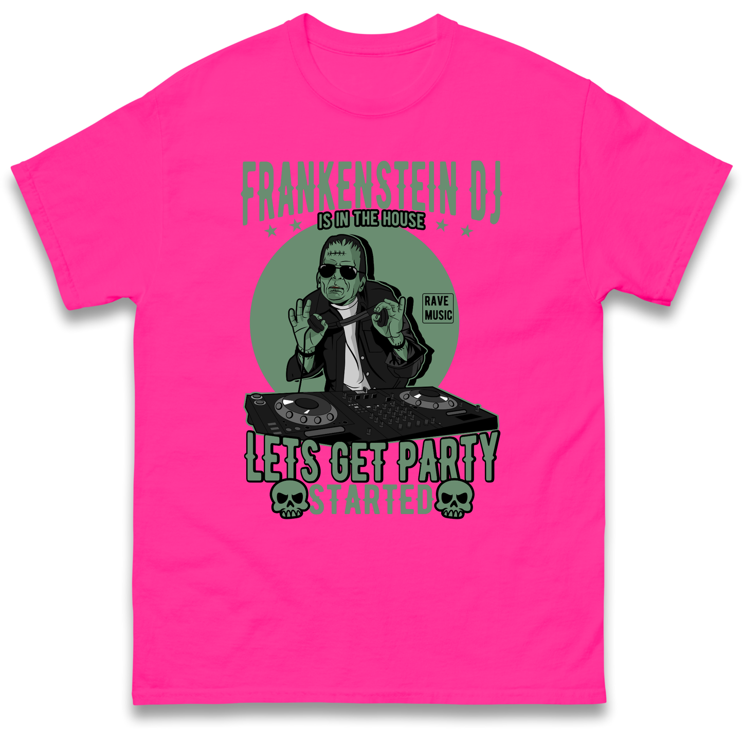 Frankenstein DJ T Shirt