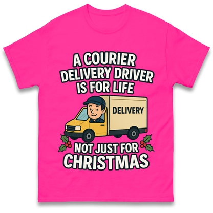 Courier Delivery Driver Christmas T Shirt