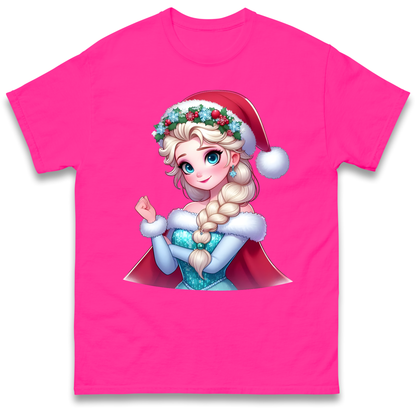Elsa Frozen Santa T Shirt