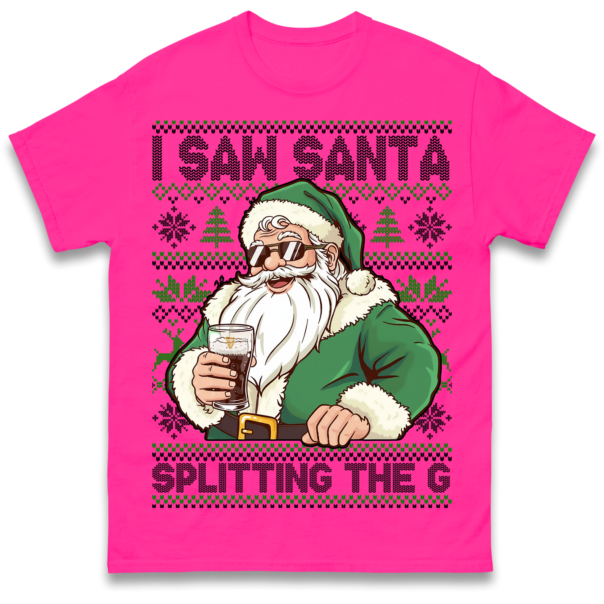 Santa Splitting The G T Shirt
