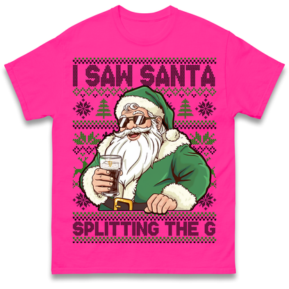 Santa Splitting The G T Shirt