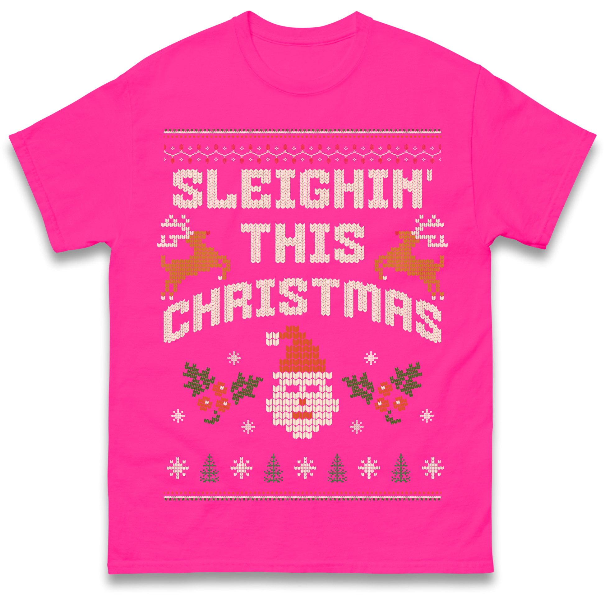 Sleighin This Christmas Christmas T Shirt