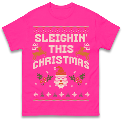Sleighin This Christmas Christmas T Shirt