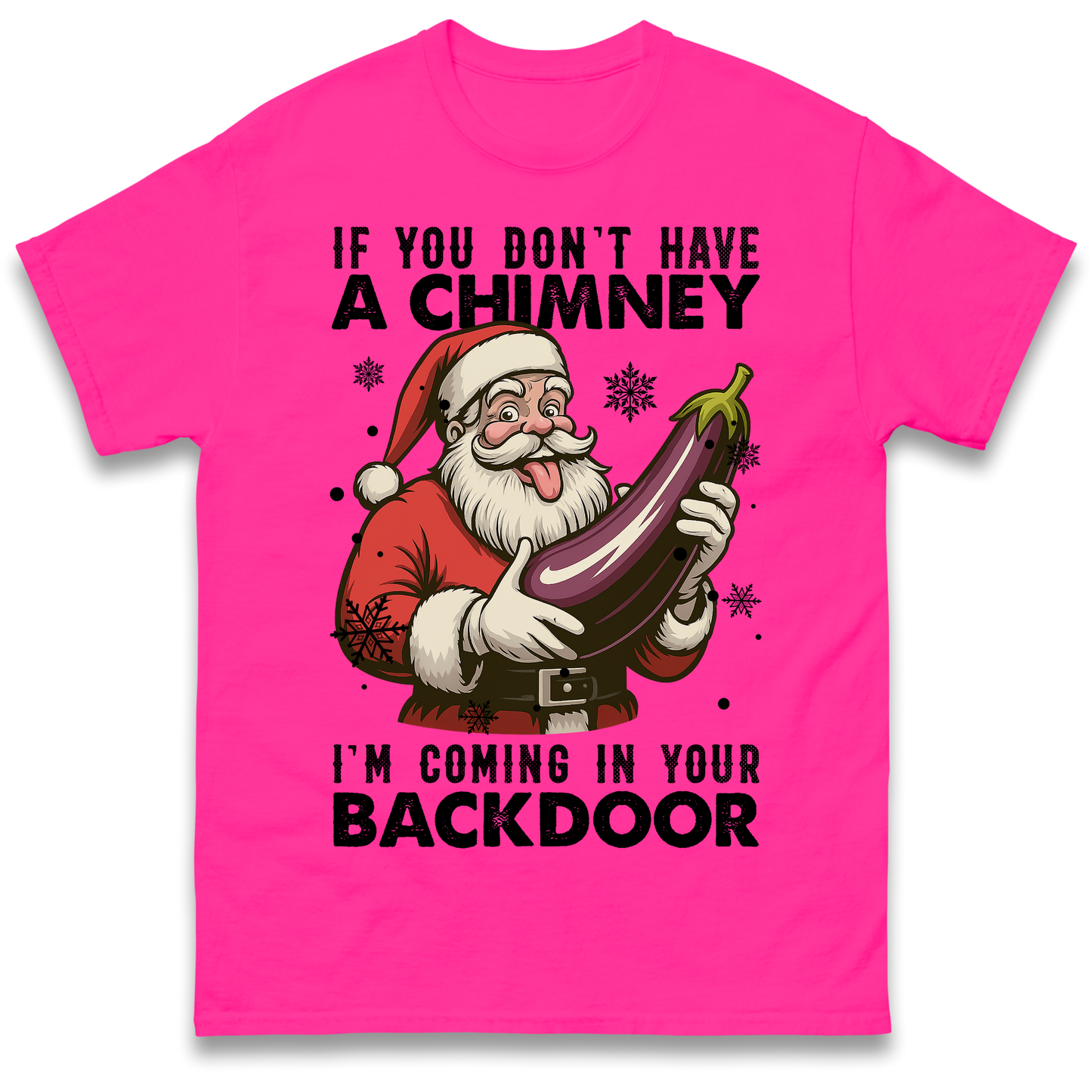 Santa Back Door T-Shirt