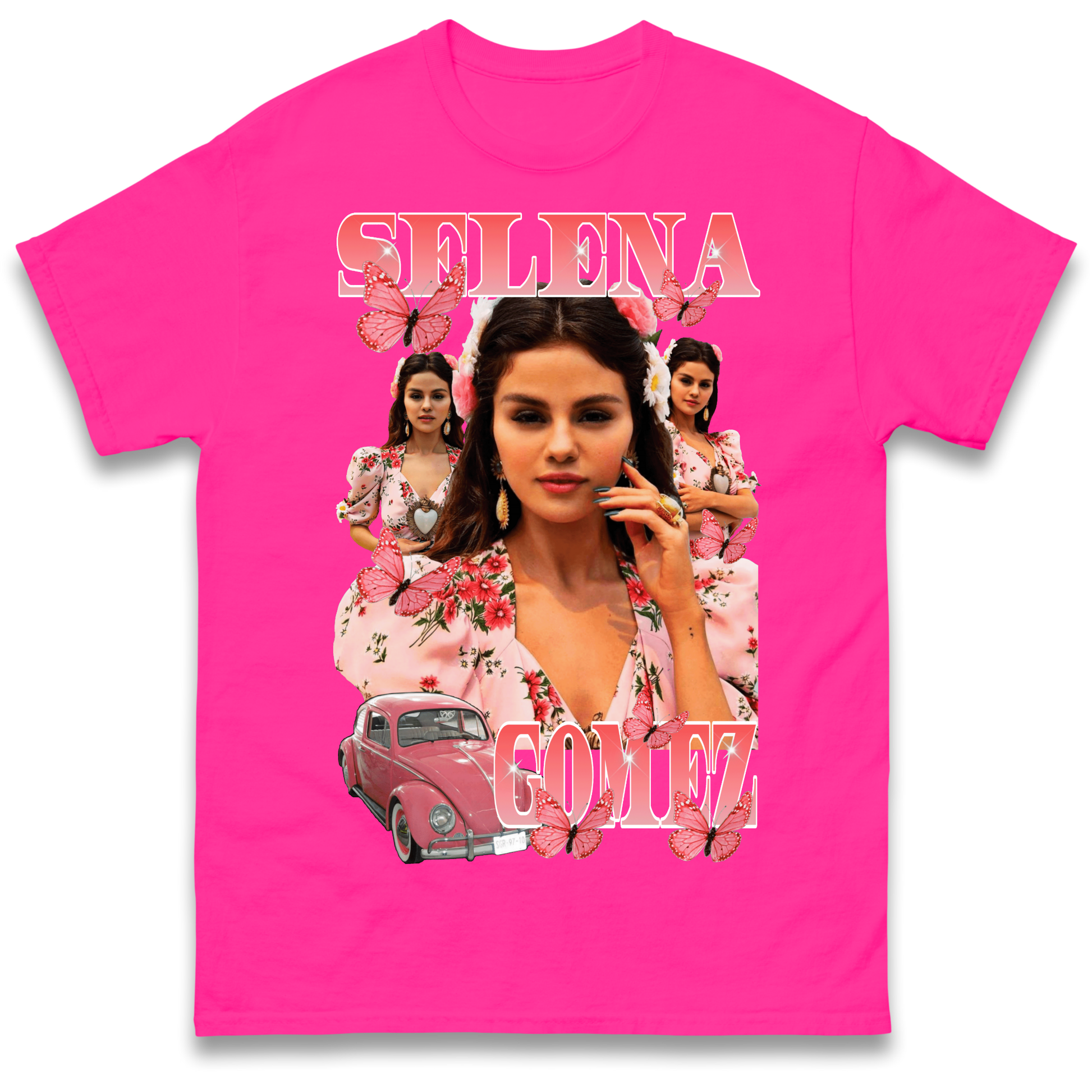 Selena Gomez Pink T Shirt