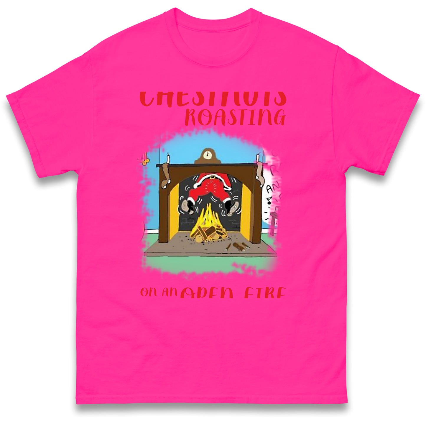 Chestnuts Roasting On An Open Fire Christmas T Shirt