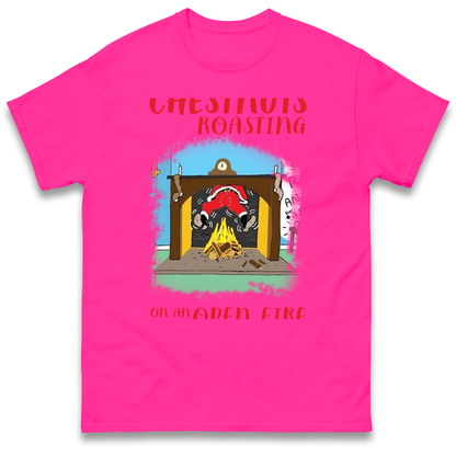 Chestnuts Roasting On An Open Fire Christmas T Shirt