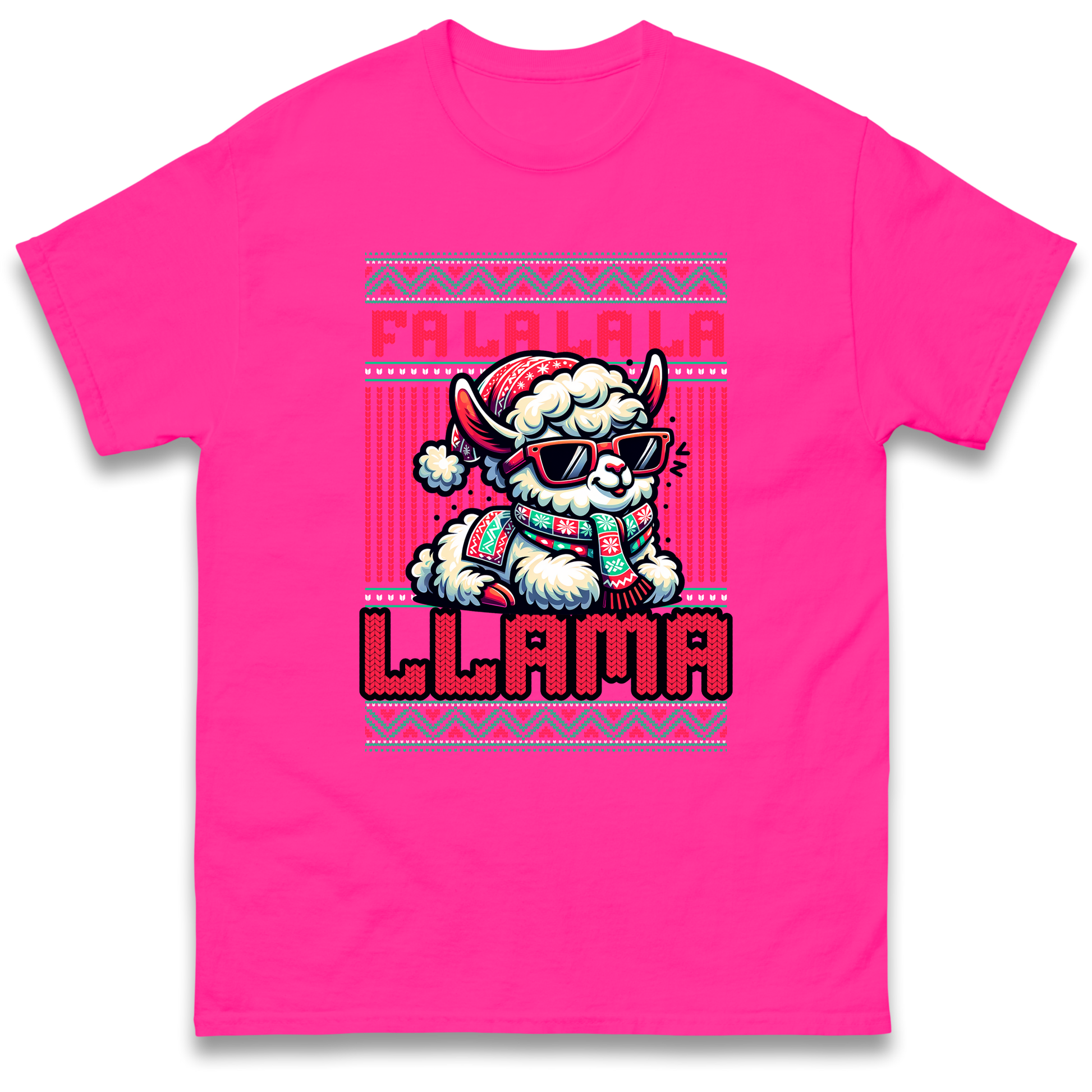 FA LA LA LA LLAMA T Shirt