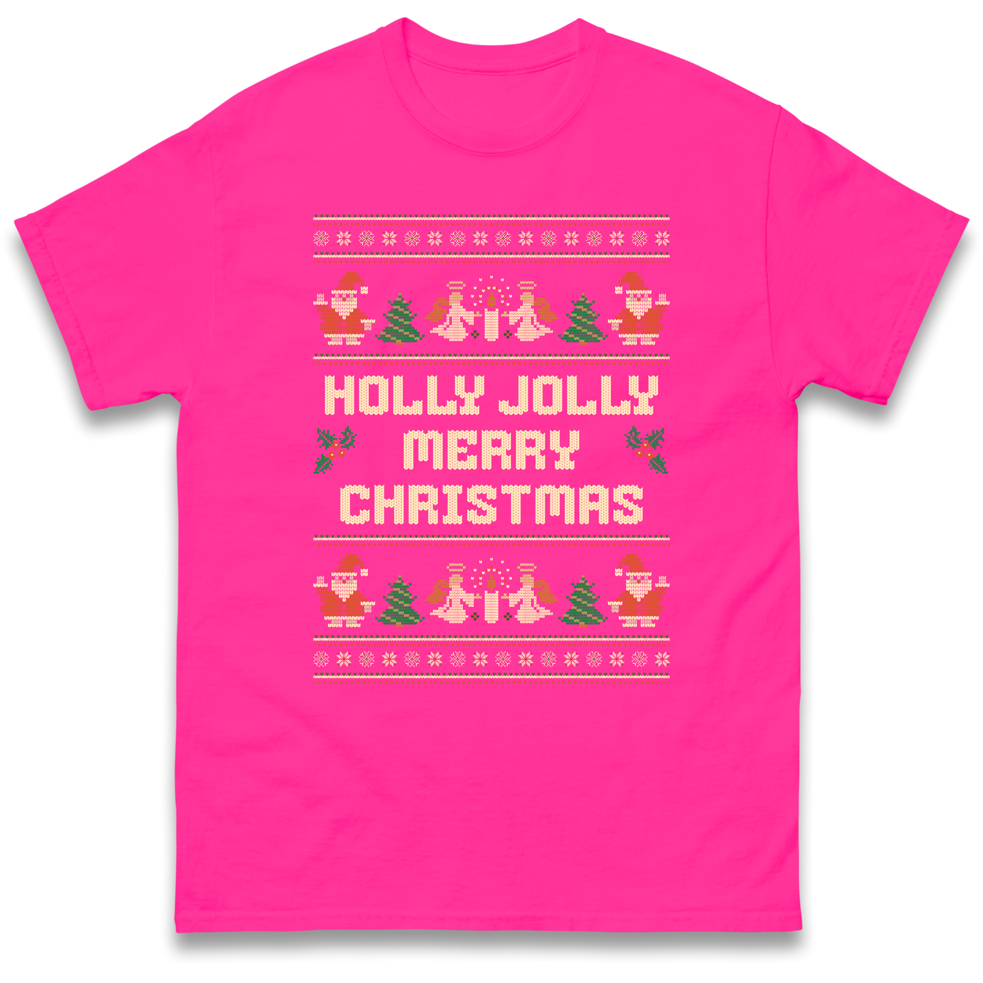 Holly Jolly Merry Christmas T Shirt