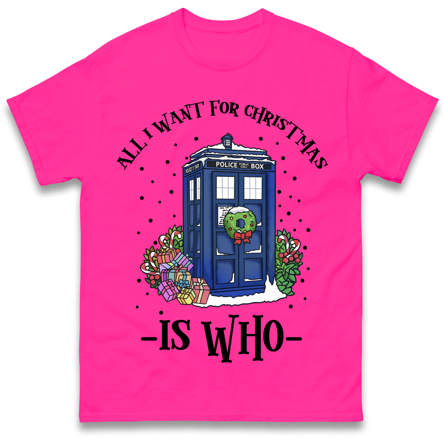 Dr Who Christmas T-Shirt