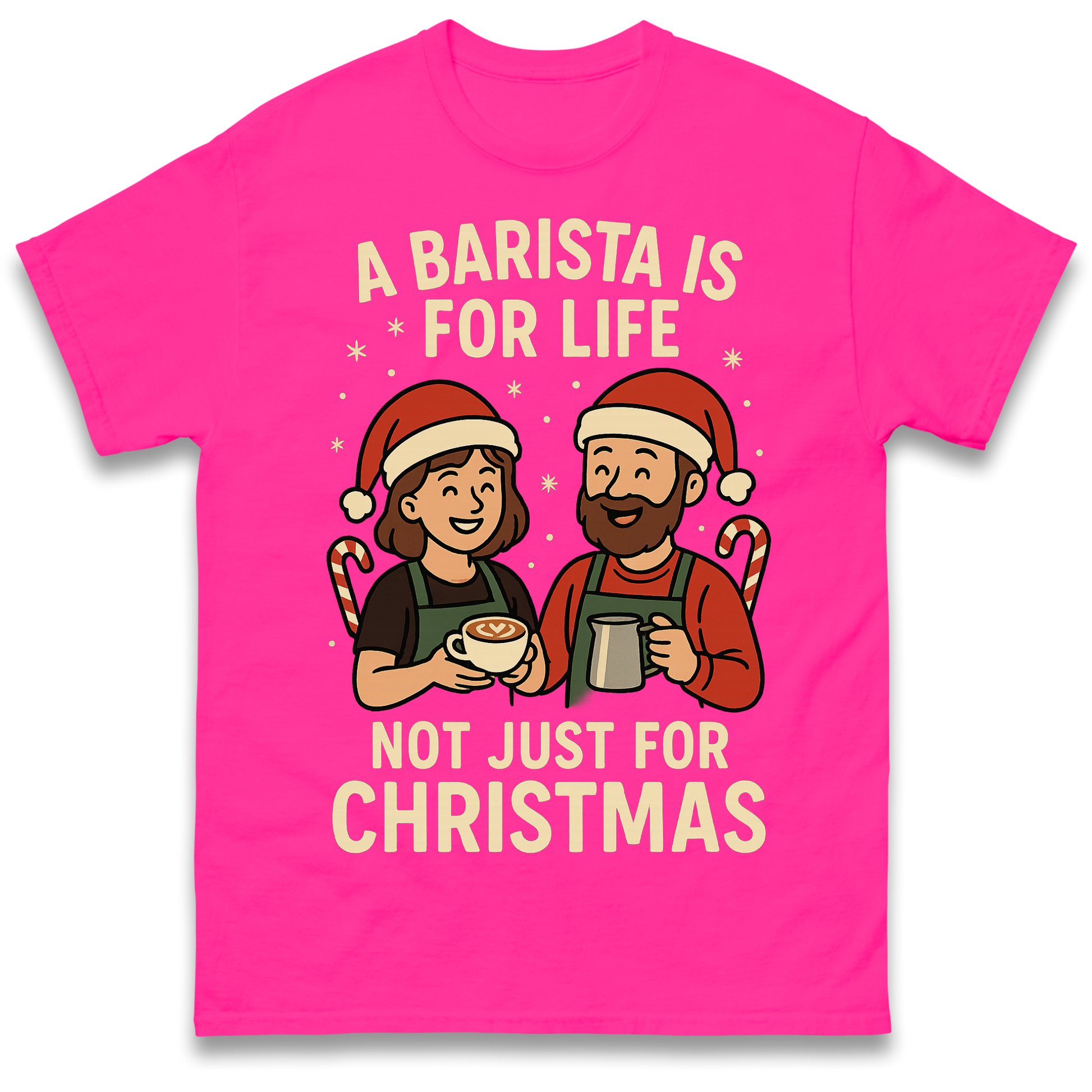 Barista Christmas T Shirt
