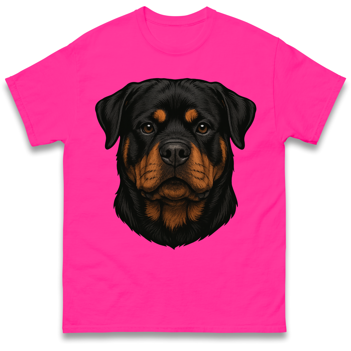 Rottweiler Face T Shirt