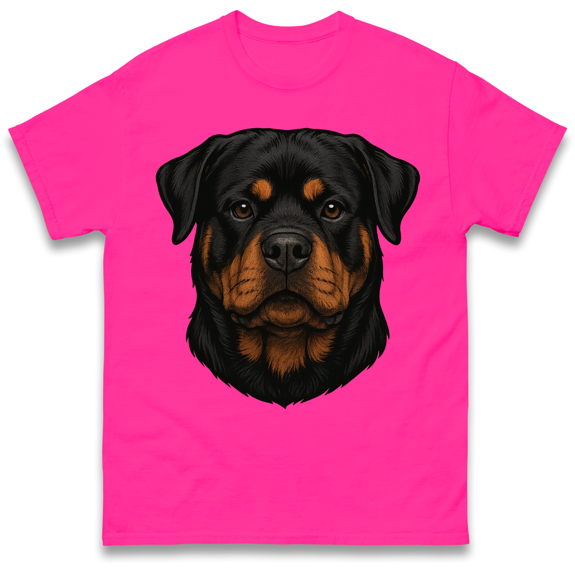 Rottweiler Face T Shirt