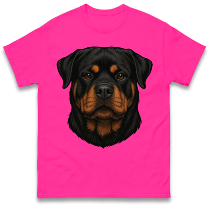 Rottweiler Face T Shirt