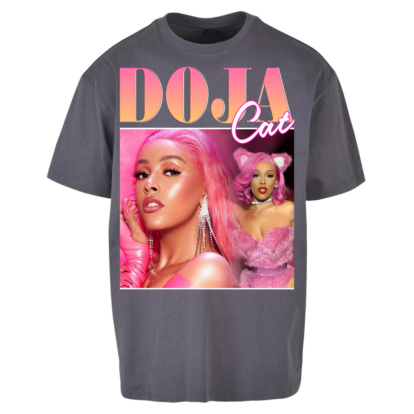 Doja Cat Pink Bootleg Oversized T Shirt