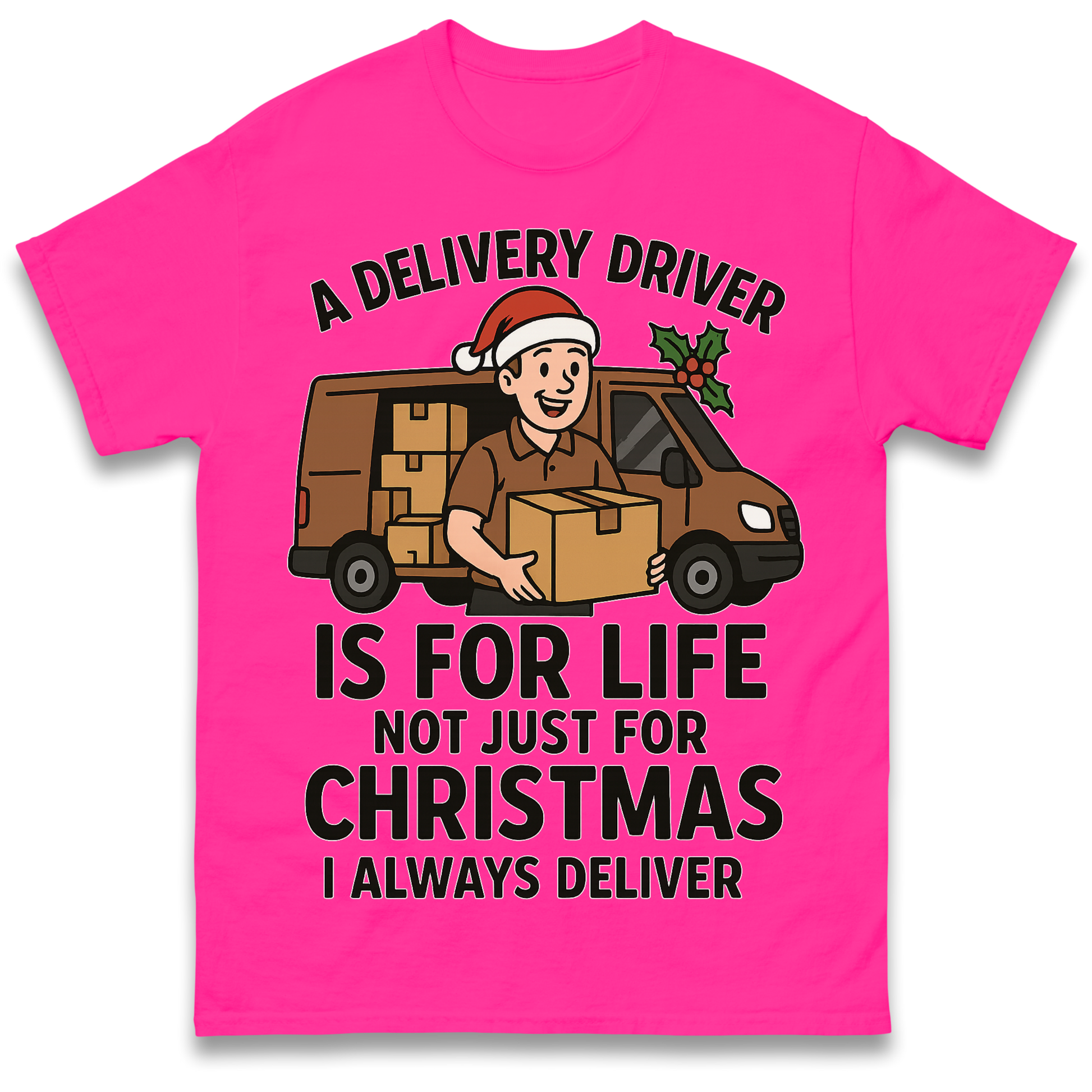 Delivery Driver Christmas T Shirt