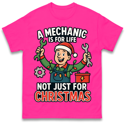 Mechanic Christmas T Shirt