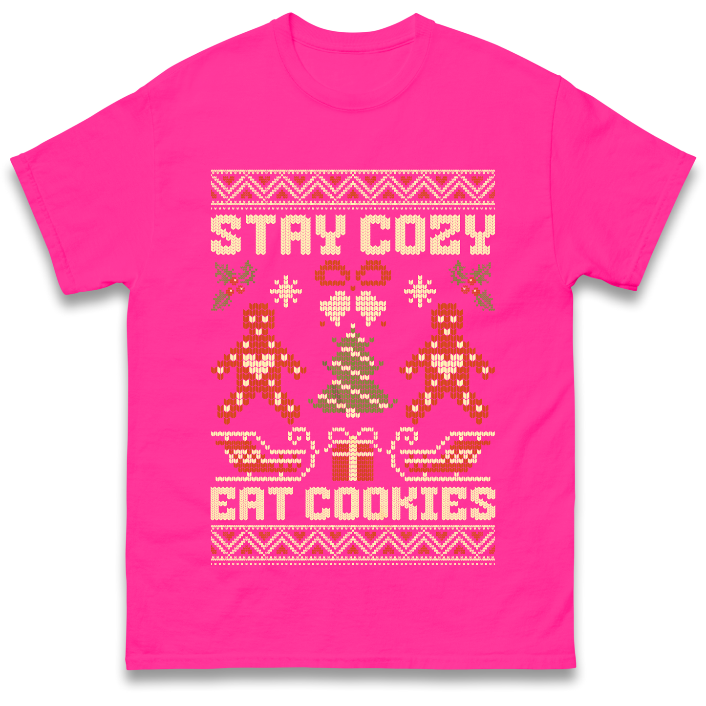 Stay Cozy Eat Cookies Christmas T Shirt