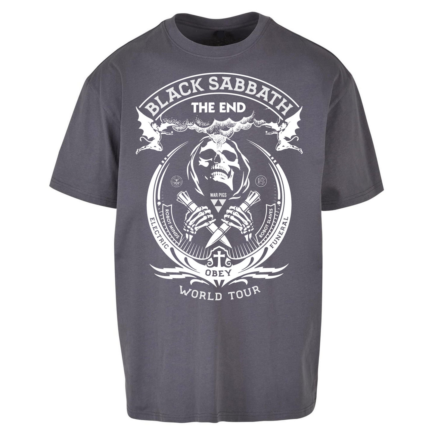 Black Sabbath The End World Tour oversized T Shirt