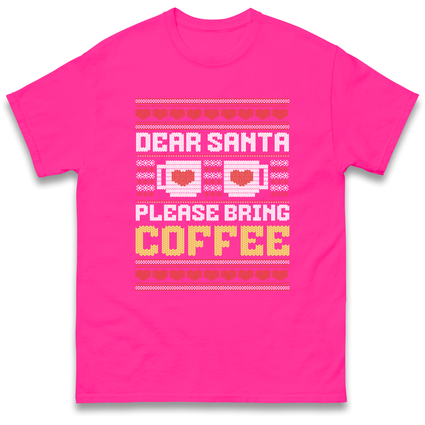 Dear Santa Please Bring Coffee T Shirt