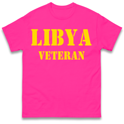 Libya Veteran T Shirt