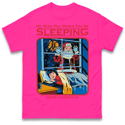 Creepy Santa Claus Christmas T Shirt